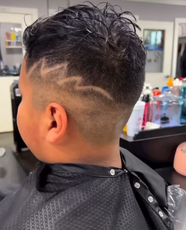Stylish haircut